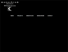 Tablet Screenshot of monochrom.com.pl